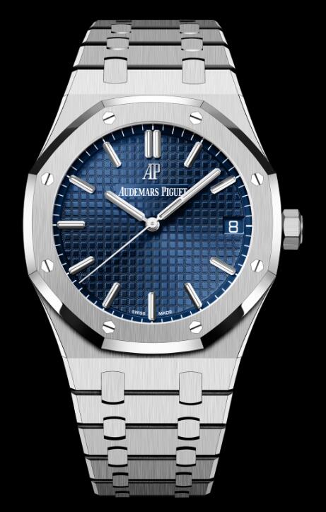 Review 15503BC.OO.1220BC.01 Audemars Piguet Royal Oak Selfwinding White Gold Blue replica watch